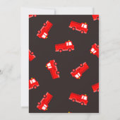 Uitnodiging voor brandweerwagen, Verjaardag brandw (Achterkant)