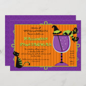 Uitnodiging voor Brew Halloween Party (Voorkant / Achterkant)