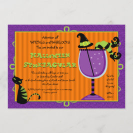 Uitnodiging voor Brew Halloween Party