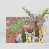 Uitnodiging voor Brew Pub Waterverf Beer Tasting P (Staand voorkant)