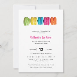 Uitnodiging voor Bridal van Bright Macaron