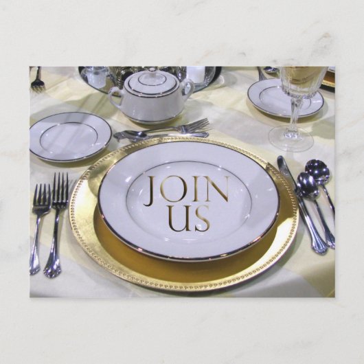 Uitnodiging voor briefkaart voor speciale evenemen (Voorkant)