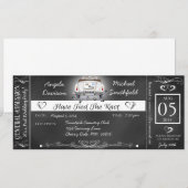 Uitnodiging voor briefkaarten voor postbruiloft (Voorkant / Achterkant)