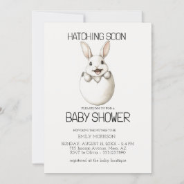 Uitnodiging voor broedkonijnenBaby shower