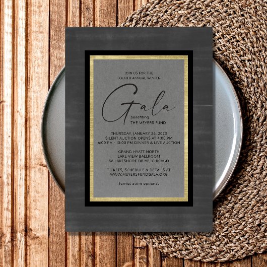 Uitnodiging voor Brooklyn Modern Gala