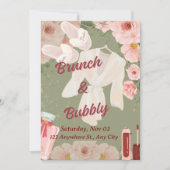 Uitnodiging voor bruidsbrunch (Voorkant)
