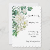 UITNODIGING VOOR BRUIDSCHAPSFEest MET GROEN (Voorkant)