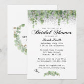 Uitnodiging voor Bruidsdouche (Voorkant / Achterkant)