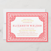 Uitnodiging voor bruidsdouche | Fiesta Olé (Voorkant)