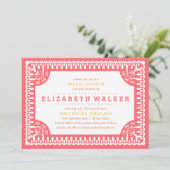 Uitnodiging voor bruidsdouche | Fiesta Olé (Staand voorkant)