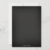 Uitnodiging voor bruidsdouche met krijtbord lente (Achterkant)