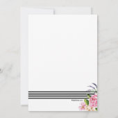 Uitnodiging voor bruidsdouche op maat (Achterkant)