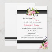 Uitnodiging voor bruidsdouche op maat (Voorkant / Achterkant)