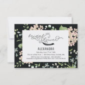 Uitnodiging voor bruidsdouche - Tuin, Bloem,  (Voorkant)