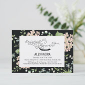 Uitnodiging voor bruidsdouche - Tuin, Bloem,  (Staand voorkant)