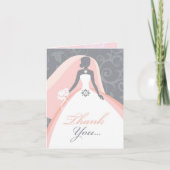 Uitnodiging voor bruidsfeest bedanken (Voorkant)