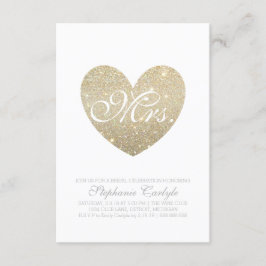 Uitnodiging voor Bruidsfeest | Heart Fab Mrs. scri