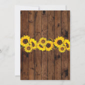 Uitnodiging voor Bruidsfeest in Landelijke Stijl m (Achterkant)