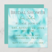 Uitnodiging voor bruidsfeest of evenement kan word (Voorkant / Achterkant)