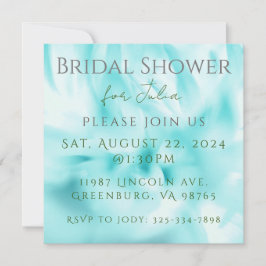 Uitnodiging voor bruidsfeest of evenement kan word