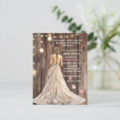 Uitnodiging voor bruidsfeest Proverbs 31:10 (Staand voorkant)