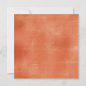 Uitnodiging voor bruidsfeest 'Verliefd in verbrand (Achterkant)