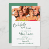 Uitnodiging voor Bruidsmeisjes Spa (Voorkant / Achterkant)