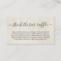 Uitnodiging voor bruidsmeisjesfeest met 'Stock the