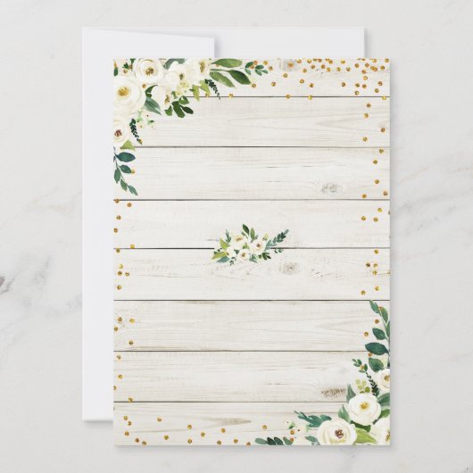 Uitnodiging voor bruidsmeisjeshuisfeest met laarze (Achterkant)