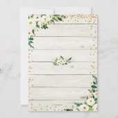 Uitnodiging voor bruidsmeisjeslunch met laarzen en (Achterkant)