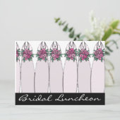 Uitnodiging voor bruidsontbijt (Staand voorkant)