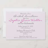 Uitnodiging voor bruidsontbijt (Achterkant)