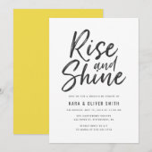 Uitnodiging voor Bruidsontbijt (Voorkant / Achterkant)