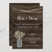 Uitnodiging voor bruidsontbijt de ochtend na de br (Voorkant / Achterkant)