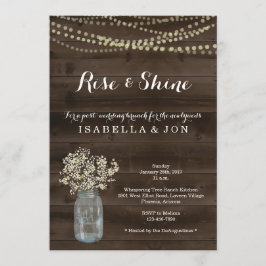 Uitnodiging voor bruidsontbijt de ochtend na de br