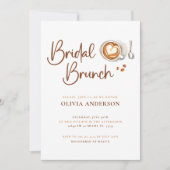 Uitnodiging voor Bruidsontbijt Koffie (Voorkant)