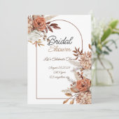 UITNODIGING VOOR BRUIDSSLUIERFEEST (Staand voorkant)