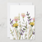 UITNODIGING VOOR BRUIDSSLUIERFEEST MET WILDE BLOEM (Achterkant)