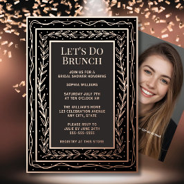 Uitnodiging voor bruidsuitje brunch aangepaste bot