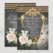 Uitnodiging voor bruiloft (Voorkant / Achterkant)