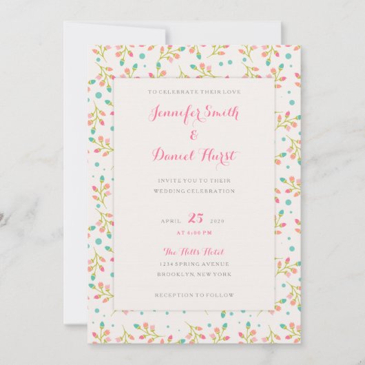 Uitnodiging voor bruiloft (Voorkant)