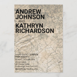 Uitnodiging voor  bruiloft