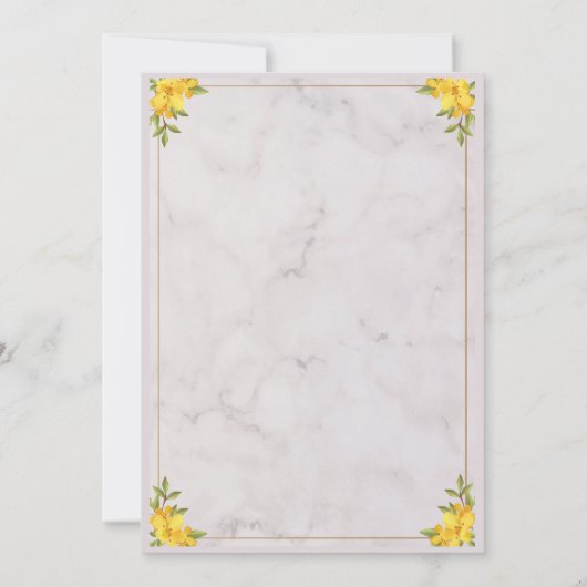 Uitnodiging voor bruiloft (Achterkant)