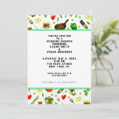 Uitnodiging voor bruiloft (Staand voorkant)