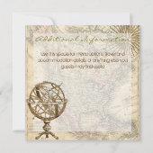 Uitnodiging voor  bruiloft (Achterkant)