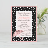 Uitnodiging voor bruiloft (Staand voorkant)