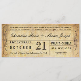 Uitnodiging voor  bruiloft