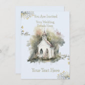 Uitnodiging voor bruiloft (Voorkant / Achterkant)