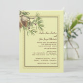 Uitnodiging voor bruiloft (Staand voorkant)