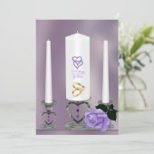 Uitnodiging voor bruiloft (Staand voorkant)